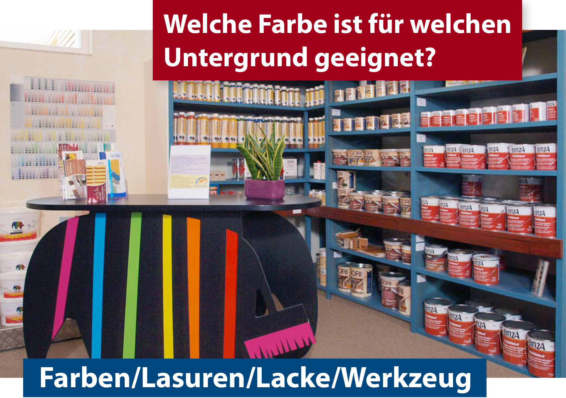 Farben/Lasuren/Lacke